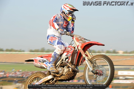 2009-10-04 Franciacorta - Motocross delle Nazioni 0672 Warm up group 2 - Ivan Tedesco - Honda 450 USA